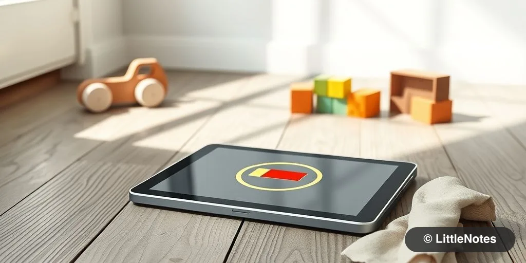 Illustration for Managing Screen Time and Toddler Tantrums