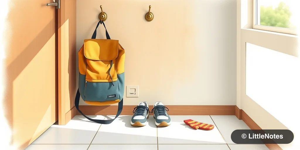 Manage separation anxiety through consistent routines