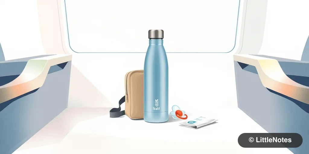 Is it safe to carry warm water for formula on flights?