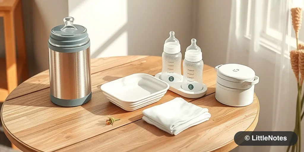 Illustration for Travel Essentials: Nursing and Feeding on the Go