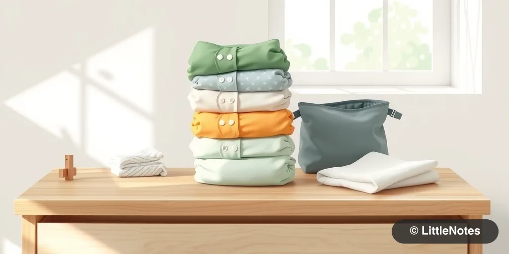 Illustration for Cloth Diapering: Getting Started and Finding the Right Fit