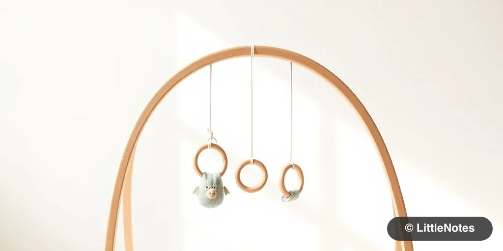 Starting your baby on a playgym