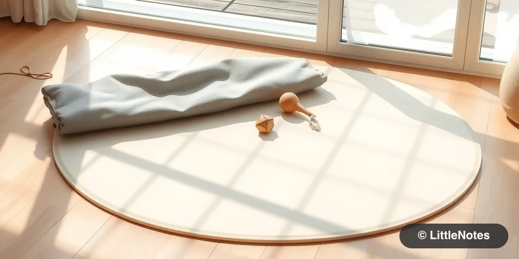 What should I look for in a tummy time play mat?