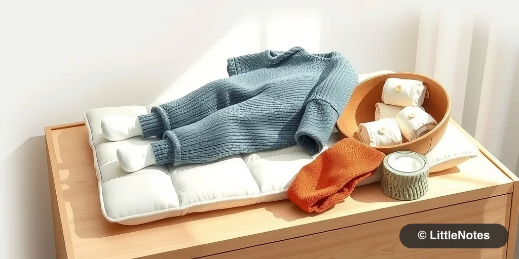 Illustration for Navigating Diapering and Clothing Transitions as the Weather Turns