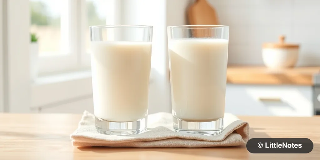 Compare A2 milk brand thicknesses