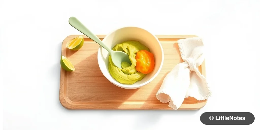 Illustration for Starting Solids: A Stress-Free Guide for Parents