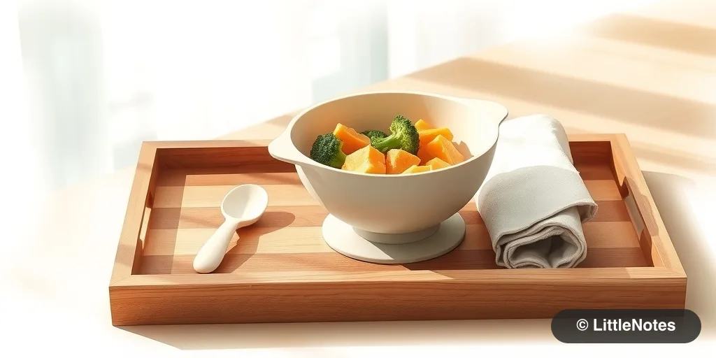 Illustration for Starting Solids: A Stress-Free Guide for Parents