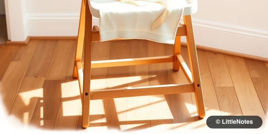 Adjust high chair fit with cushions