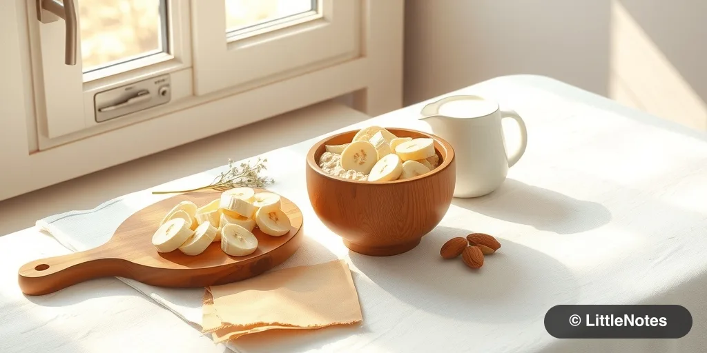 Illustration for Sleep-Promoting Foods: How Nutrition Can Support Your Child’s Bedtime Routine