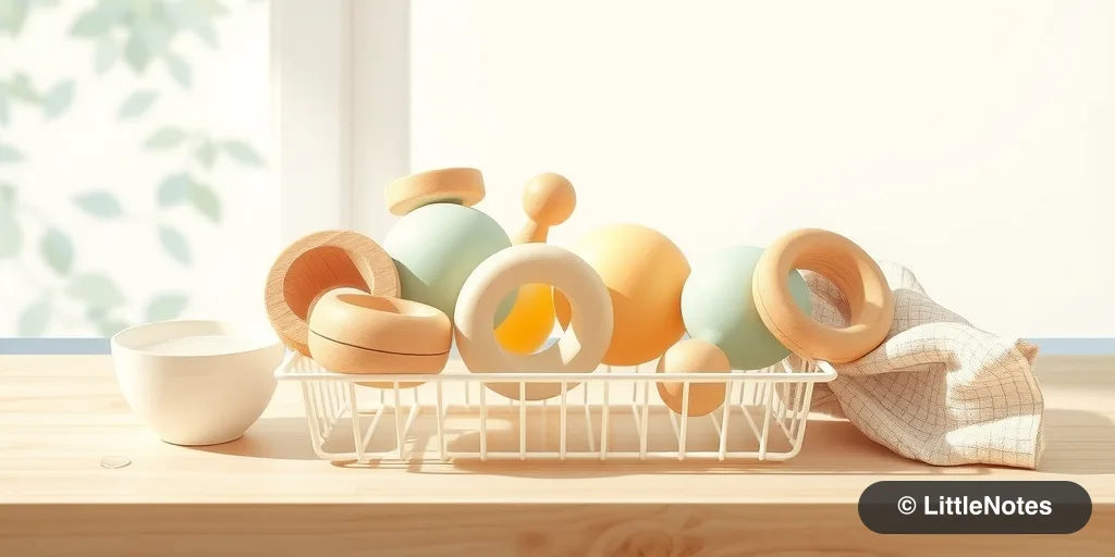 What is the best way to clean baby toys?