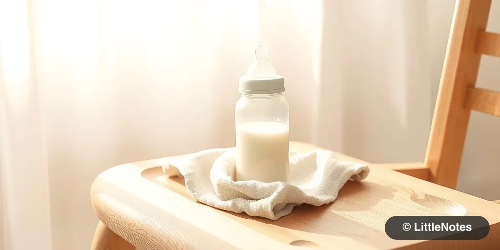 Illustration for Tips for a Smooth First Bottle Feed