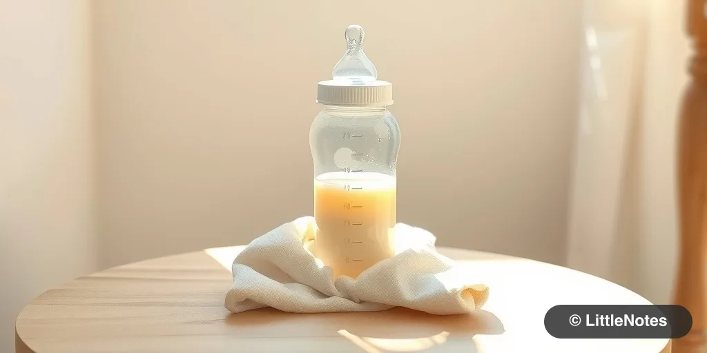Illustration for Tips for a Smooth First Bottle Feed
