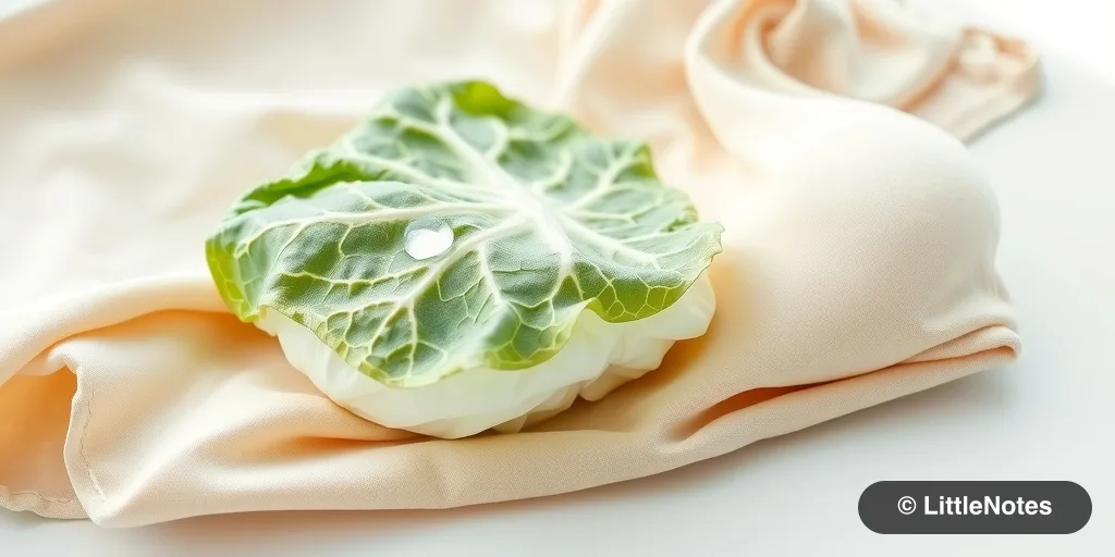 Use frozen cabbage for mastitis relief