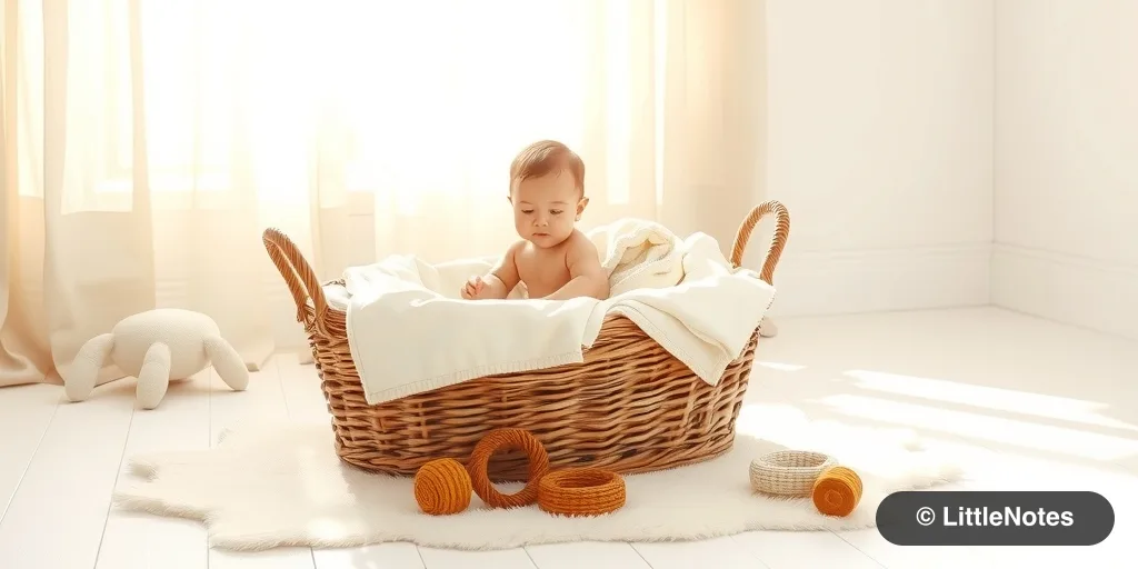 How long should a baby sit with support?