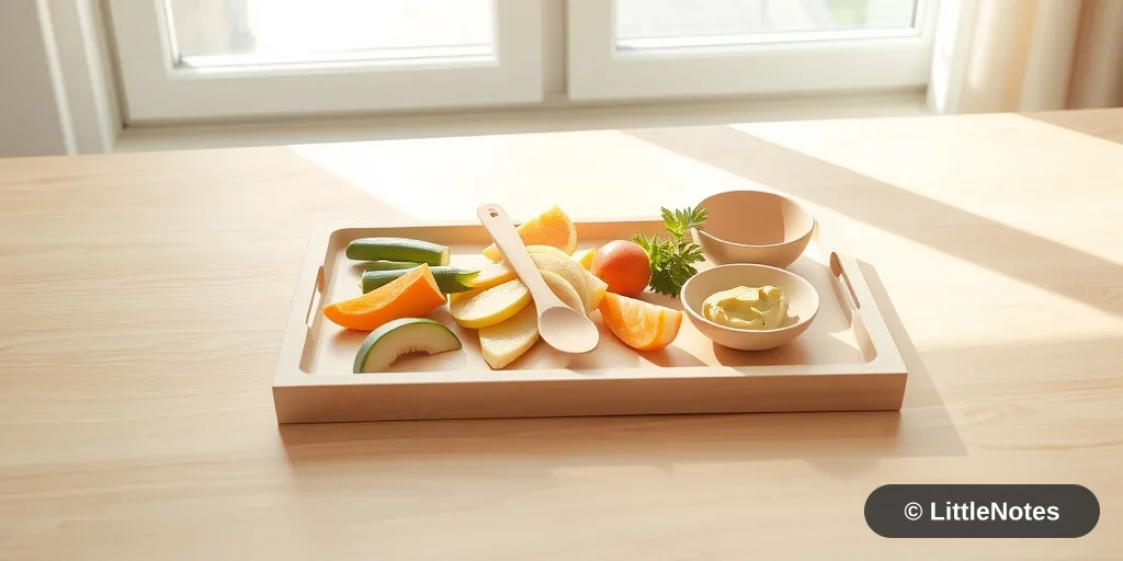 Illustration for Starting Solids: Handling Food Refusal and Building a Positive Relationship