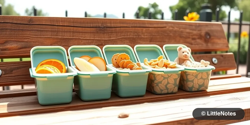 Use containers for zoo snacks