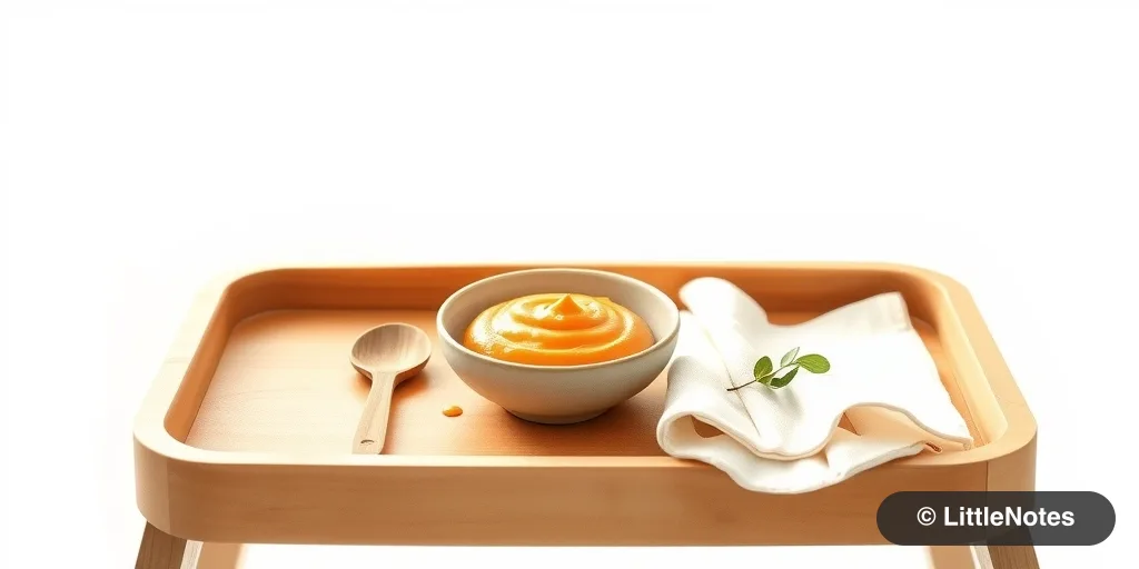 Illustration for Starting Solids: Gentle Introductions for Your Baby