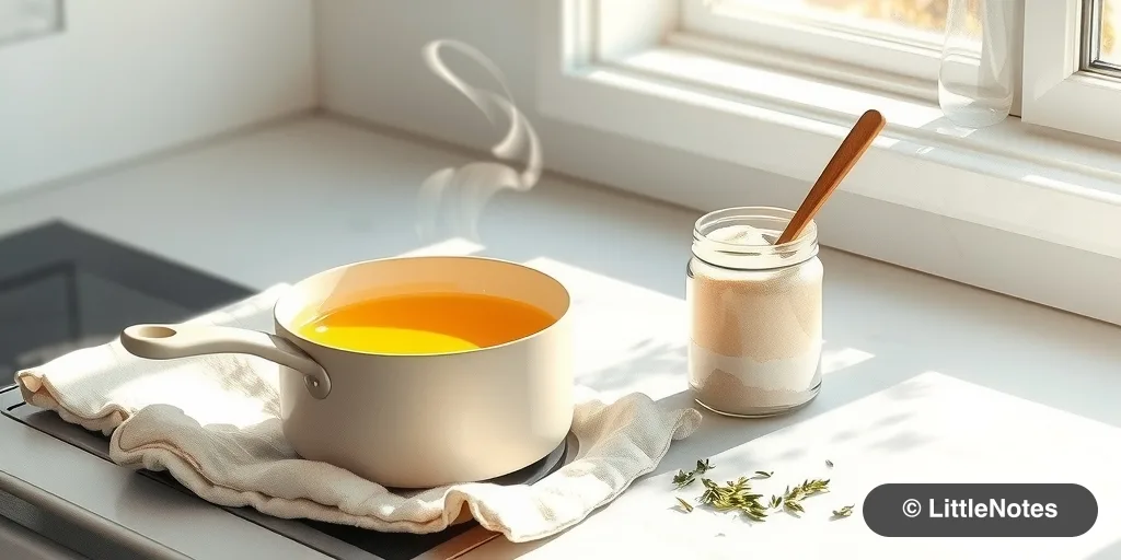 Boil store-bought broth before serving
