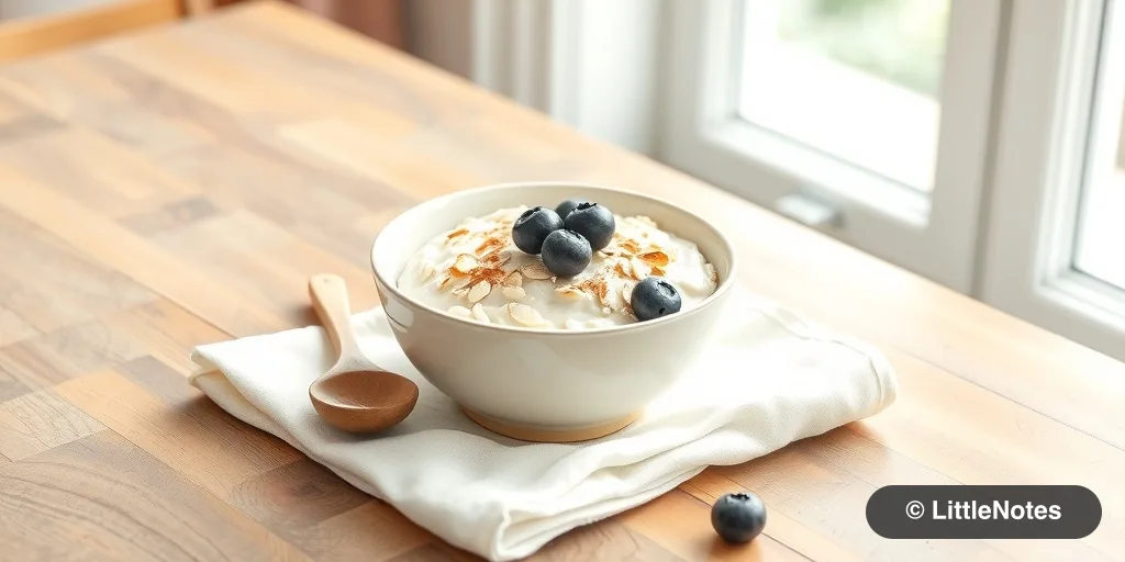 Illustration for Cooking Oats for Little Ones: Texture and Tips