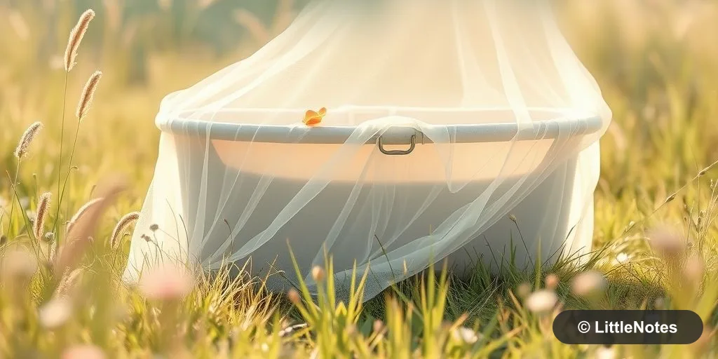 Use mosquito nets for outdoor naps