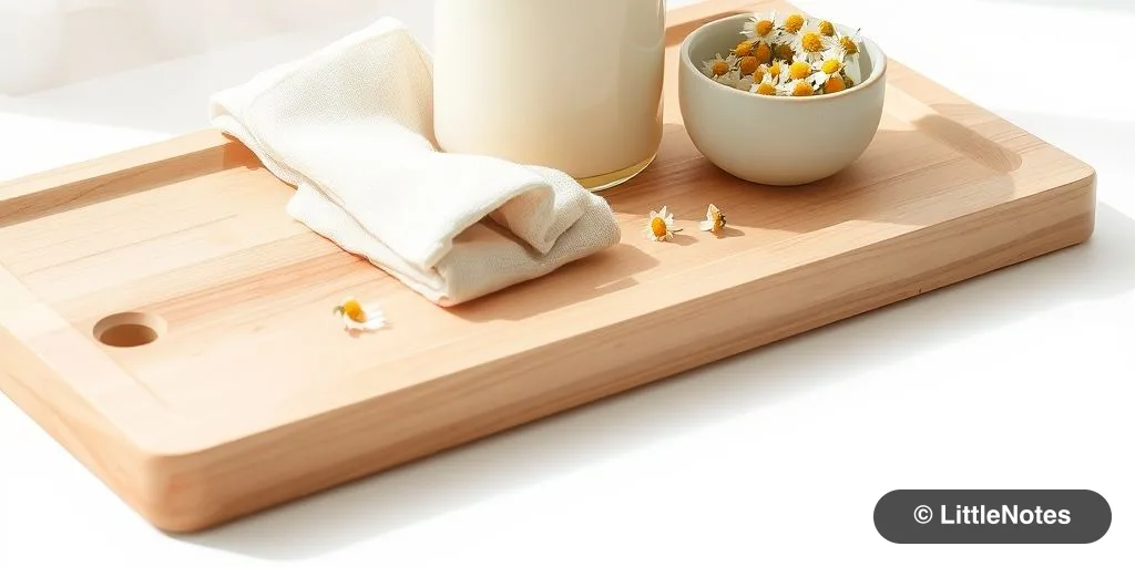 Use expressed milk for skincare and massage