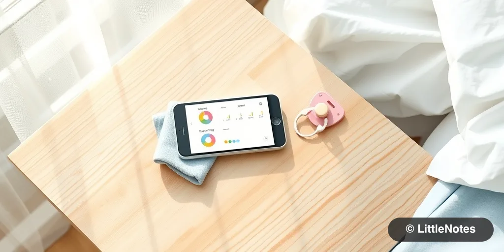 Use an app to track baby milestones