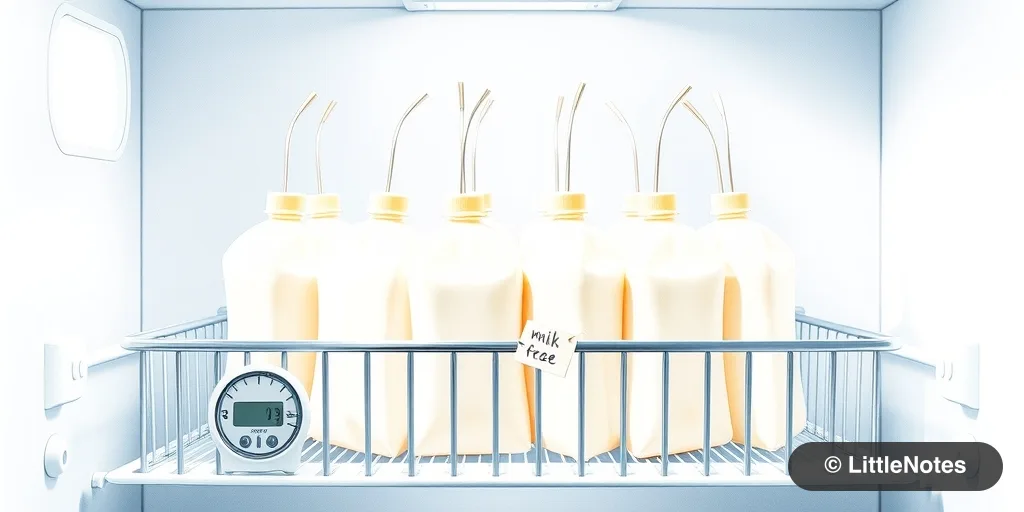 Build a breastmilk stash early