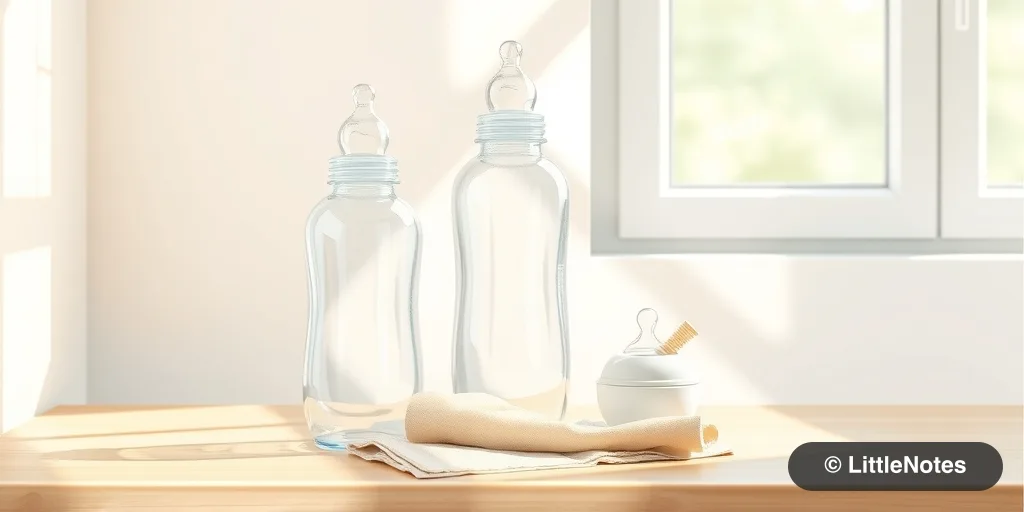 Try glass bottles for infant feeding