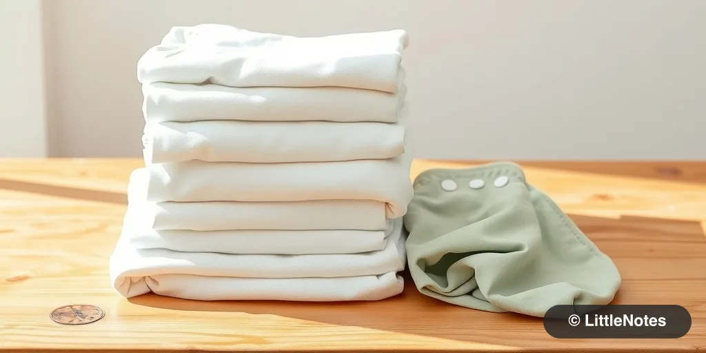 Use reusable diapers for daytime