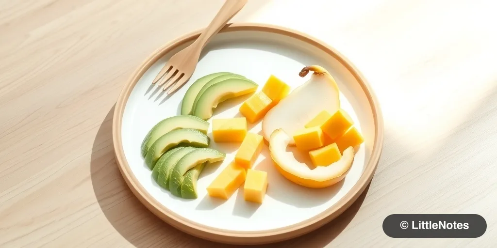 Serve fruits in varied, safe shapes