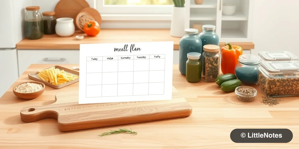Reducing parental mental load with meal planning