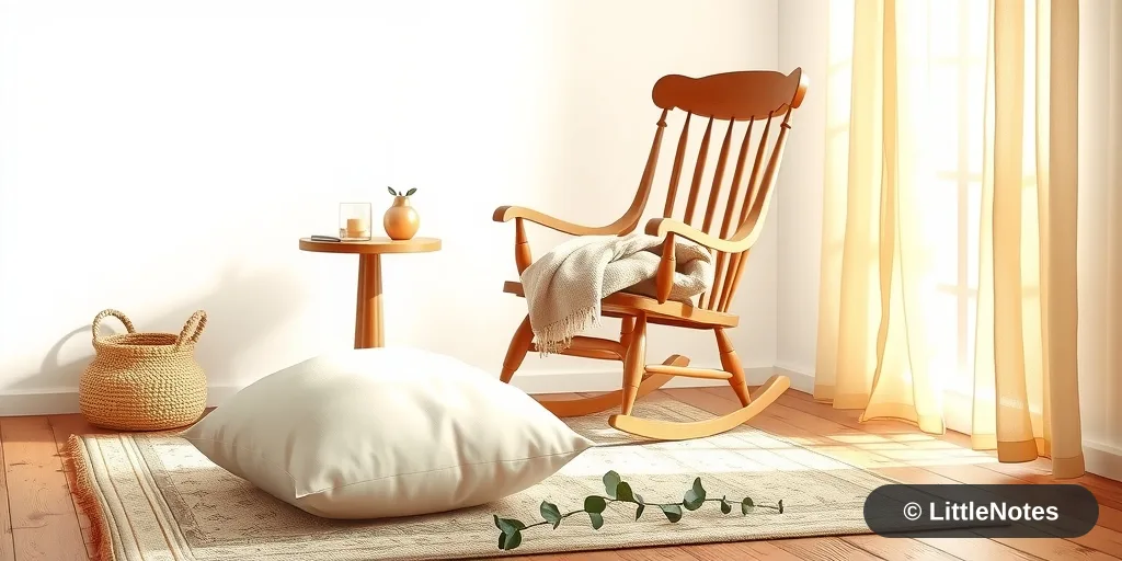 Illustration for Creating a Cozy Feeding Corner: Is a Rocking Chair a Must-Have?