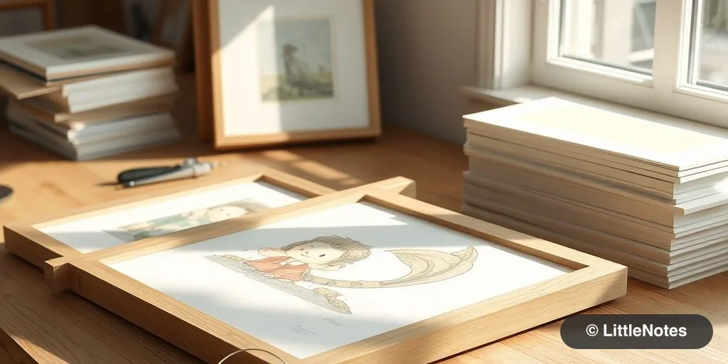 Professional framing for sentimental artwork