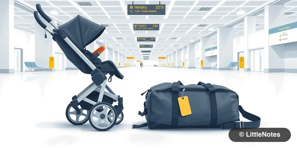 Check stroller dimensions for flying