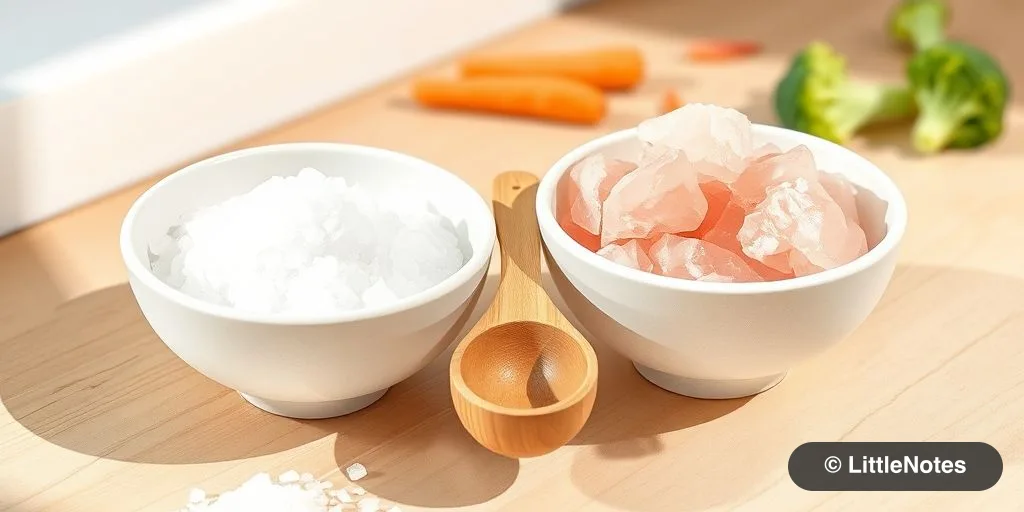 Illustration for Choosing Between Iodized and Rock Salt for Your Toddler