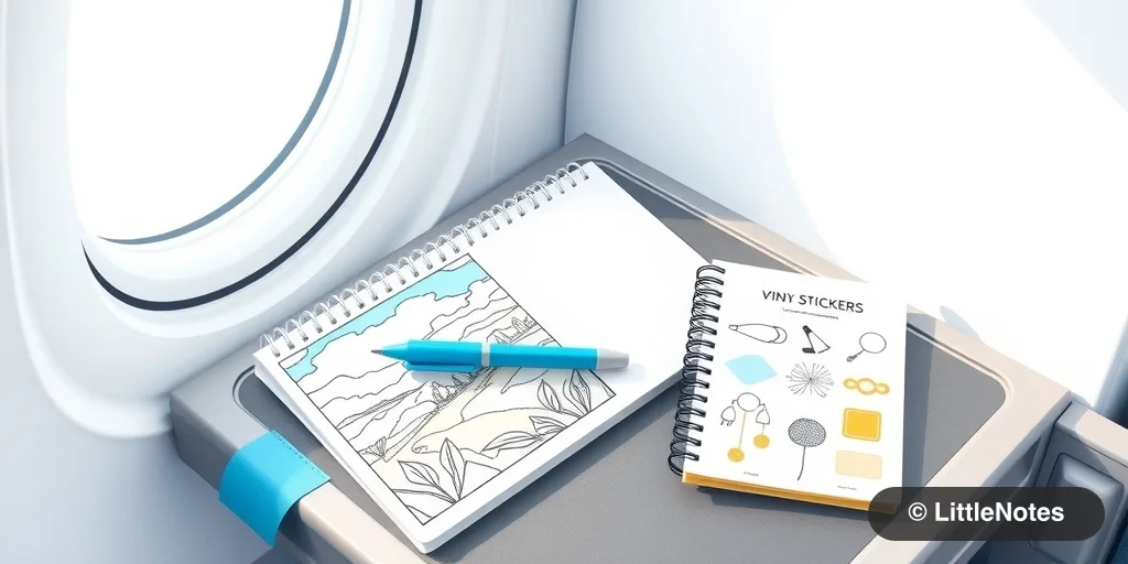 Use non-messy activities for flights