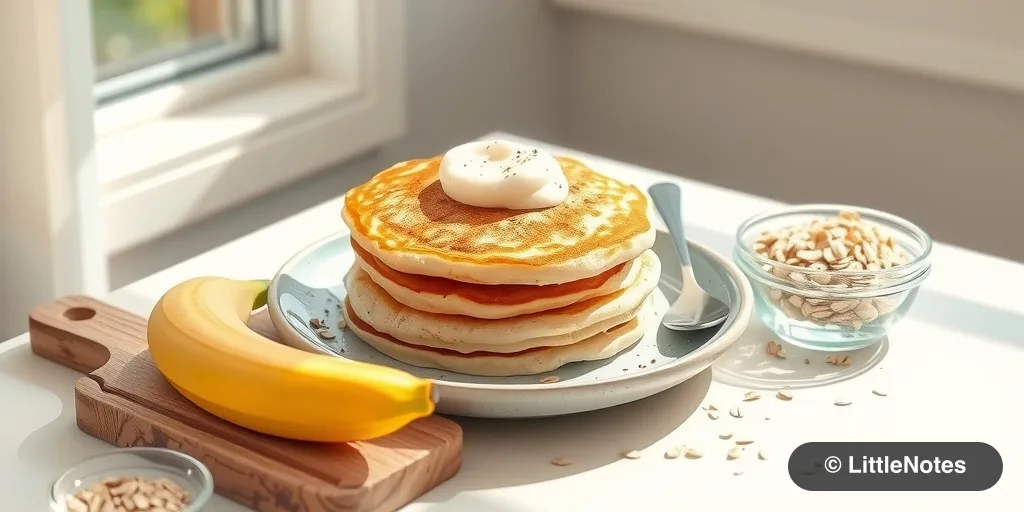 Use pancakes to introduce curd