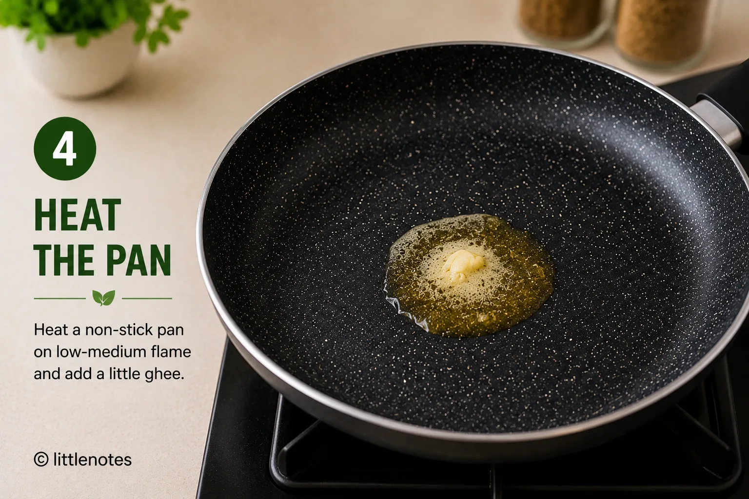 Spinach Chilla or Pancake — step 4