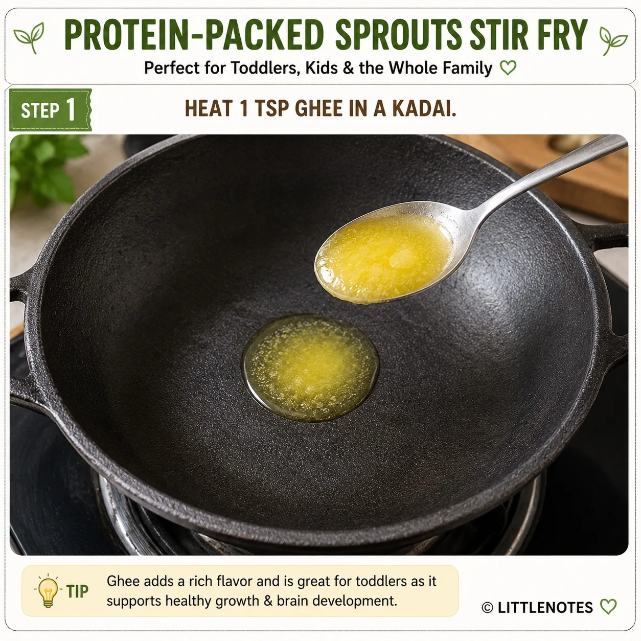 Protein-packed Sprouts Stir Fry — step 2
