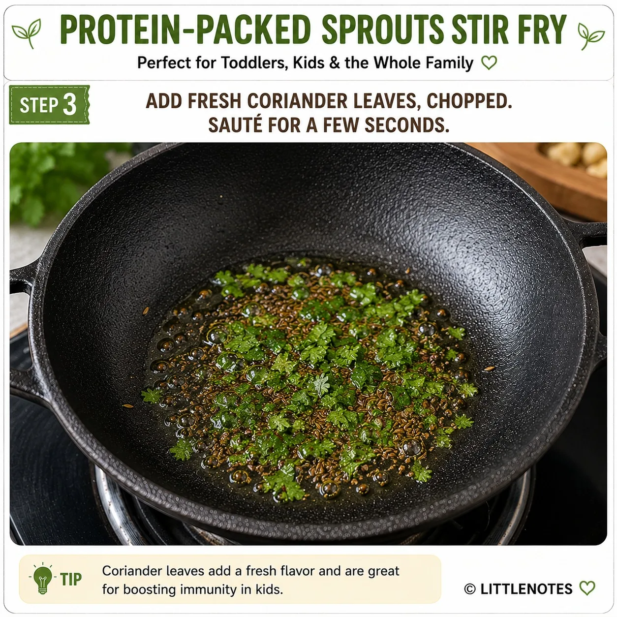 Protein-packed Sprouts Stir Fry — step 4