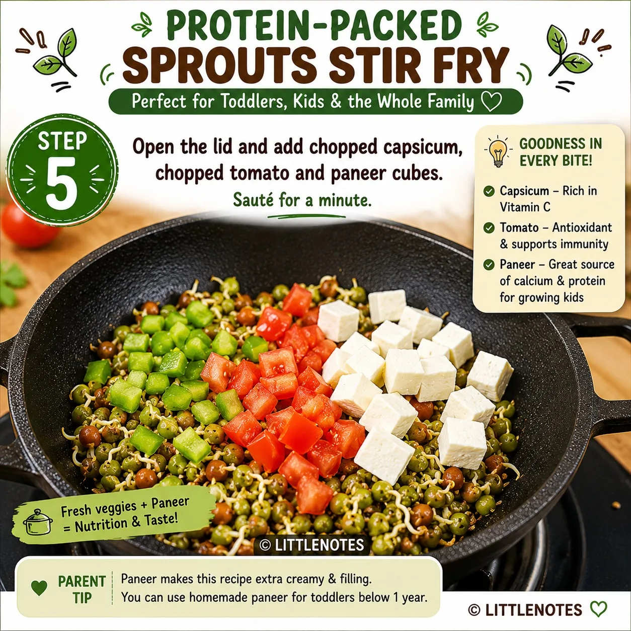Protein-packed Sprouts Stir Fry — step 6
