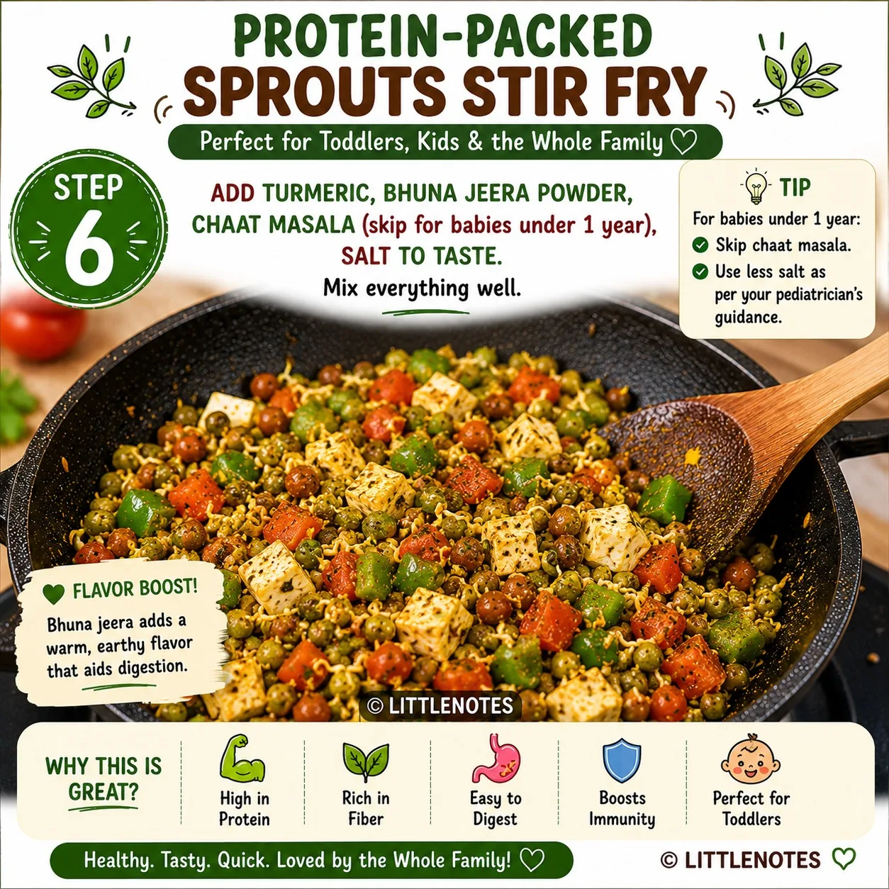 Protein-packed Sprouts Stir Fry — step 7