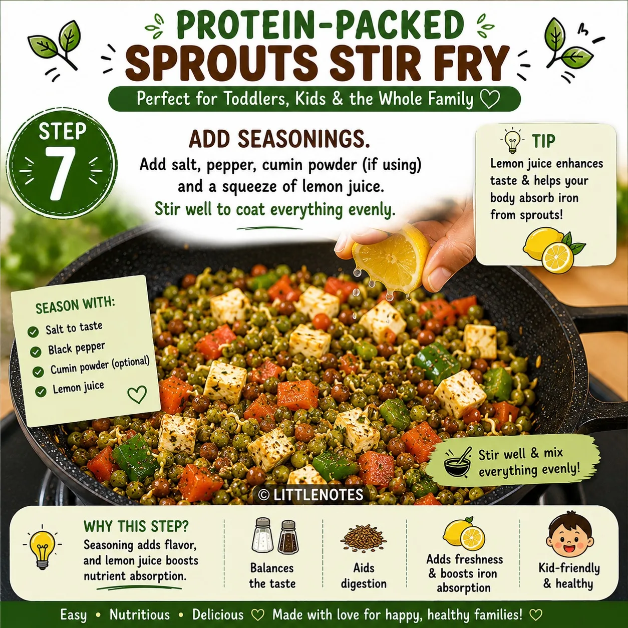 Protein-packed Sprouts Stir Fry — step 8
